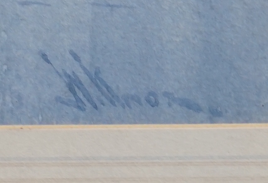 William Knox (1862-1925), watercolour and gouache, Off Venice, signed, 29 x 48cm